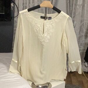 Sale!!! Dana Buchman Beige Blouse - size 10